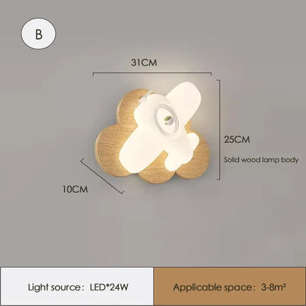 Applique murale hélicoptère pour chambre d’enfant moderne et chaleureuse — LZ4QX7B