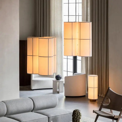 Lustre LED en tissu au design wabi sabi pour intérieur — LZ4QX9