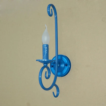 Applique murale rustique en métal et fer avec éclairage LED — LZ4F7Q2