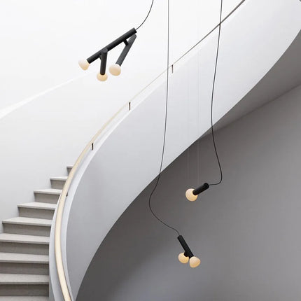 Suspension artistique en verre réglable pour décoration intérieure — LZ4XJ9