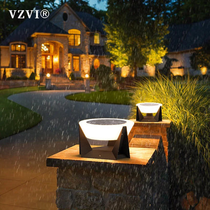 Lampadaire solaire moderne pour éclairage extérieur jardin et terrasse — LZ4X9JQ