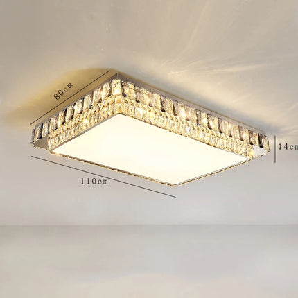 Plafonnier LED rond en cristal de luxe moderne — LZ4X9P2Q
