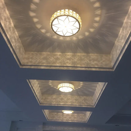 Plafonnier moderne rond et carré pour salon, couloir, chambre et vestibule — LZ4X9P2