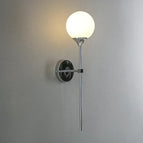 A gris fumé doré / Boule de verre 15cm / Sans ampoule