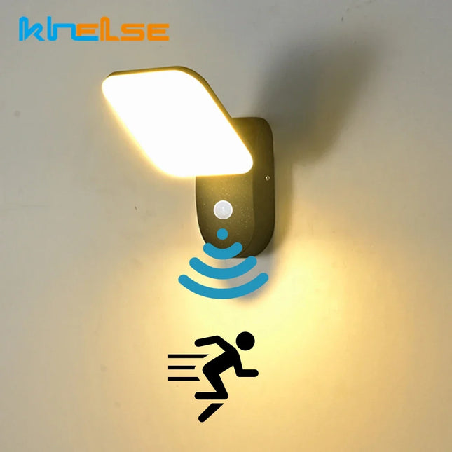 Applique murale extérieure LED étanche avec détecteur de mouvement — LZ4X9T2