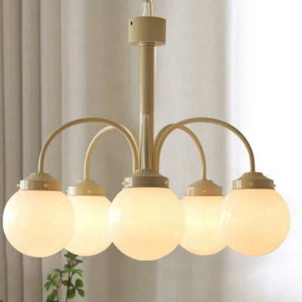 Lustre en verre au style rétro nordique pour décoration intérieure — LZ4X9P