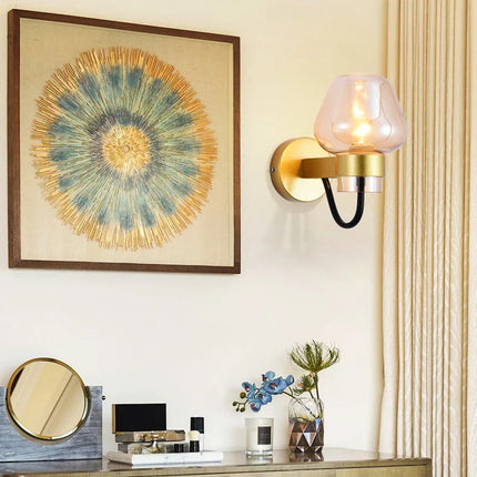 Applique murale en verre au design nordique moderne — LZ4X9P2