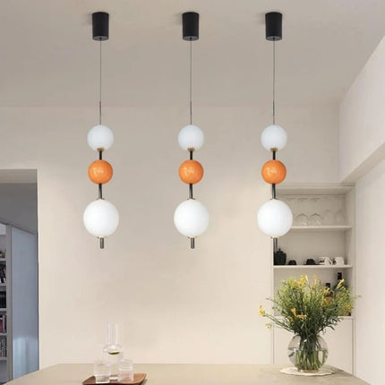 Suspension lumineuse en verre pour décoration intérieure moderne — LZ4X9T