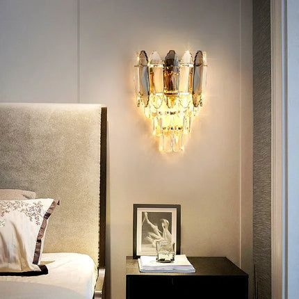 Applique murale nordique en cristal au design moderne décoratif — LZ4JX9Q
