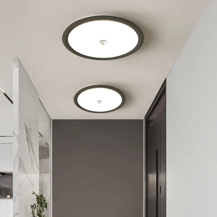 Plafonnier LED ultra-mince avec détecteur de présence — LZ4X9Q2