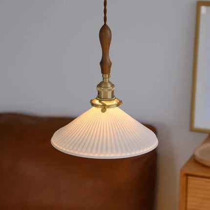 Suspension nordique en céramique et cuivre au style vintage — LZ4X9T
