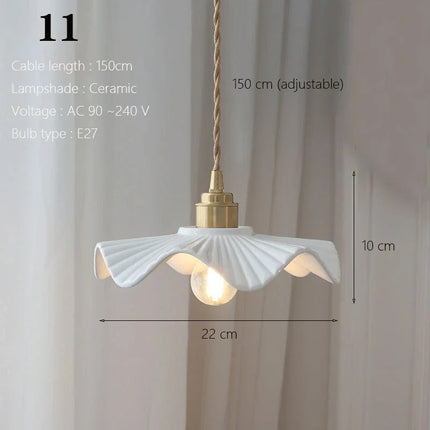 Suspension japonaise traditionnelle en céramique style nordique — LZ4G7T9