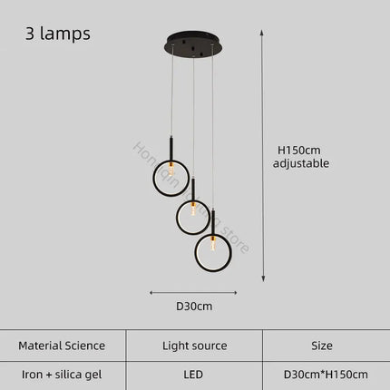 Lustre suspension moderne à forme trapézoïdale simple — LZ4X7P9