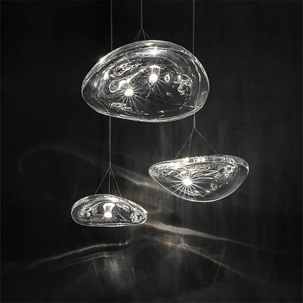 Suspension en verre au style art déco pour éclairage raffiné — LZ4X9P2
