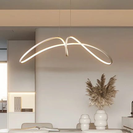 Lustre papillon en aluminium avec éclairage LED intégré — LZ4X9P