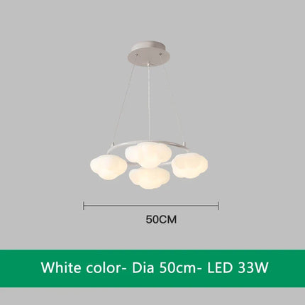 Lustre en forme de nuage avec télécommande pour enfants — LZ4D9X