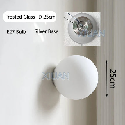 Applique murale moderne en verre pour décoration intérieure — LZ4X9T