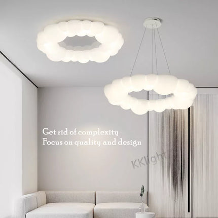Suspension plafonnier LED nuage moderne pour salon et chambre d’enfants — LZ4X9P
