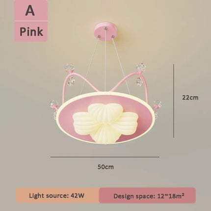 Lustre suspension nuage cristal décoratif pour chambre d'enfant — LZ4QX9
