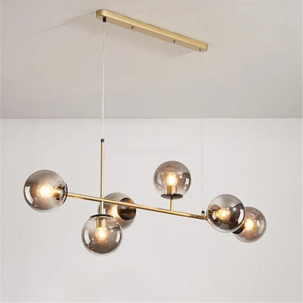 Suspension nordique en verre pour salon contemporain — LZ4XJ9