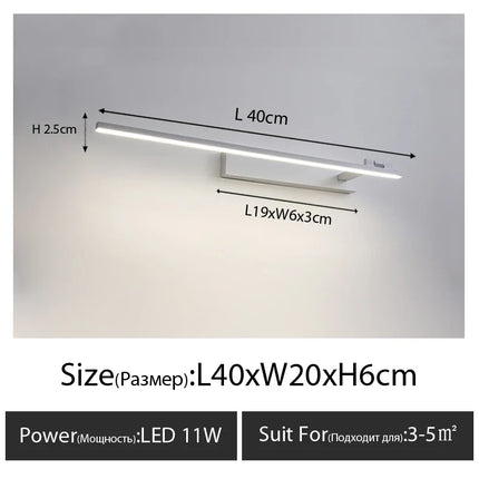 Applique murale LED moderne AC90-260V