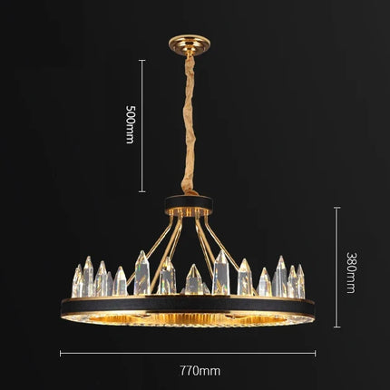 Suspension en cristal transparent pour décoration moderne — LZ4X9P