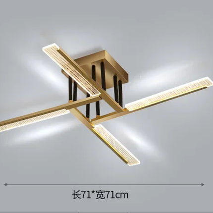 lustre acrylique dimmable moderne pour décoration intérieure élégante