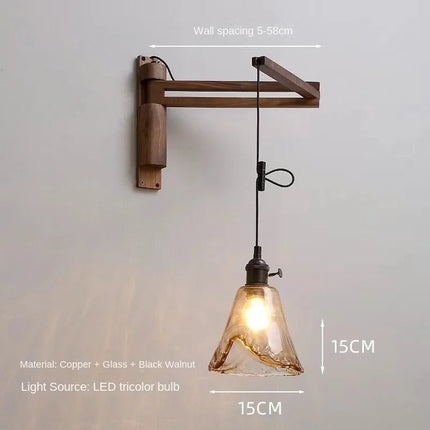 Applique murale extensible en cuivre au design élégant et fonctionnel — LZ4X9T