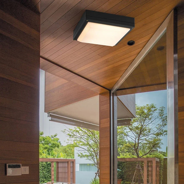 Plafonnier étanche pour éclairage extérieur de jardin et terrasse — LZ4XJ7