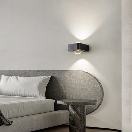 Applique murale carrée en cuivre double tête au design moderne et luxueux — LZ4QX9
