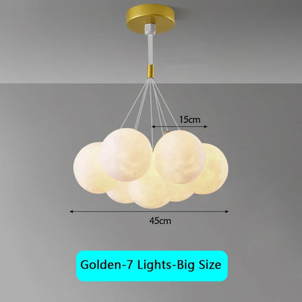 Lustre suspension moderne à bulles avec télécommande pour enfants — LZ4N8Q2
