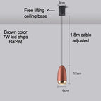 Lifting brun gratuit / Puces LED 7W / Gradation tactile 4000K