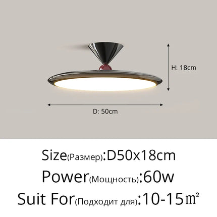 Plafonnier LED moderne pour décoration intérieure élégante — LZ4X9P2