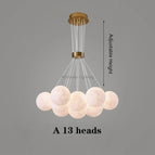 Blanc 13 têtes / 3 lumières commutables / CHINE