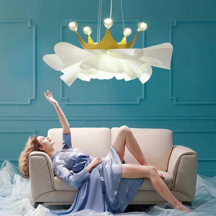 Lustre en cristal pour décoration romantique et chaleureuse — LZ4X9P2