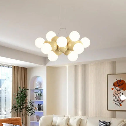 Lustre LED en fer pour décoration intérieure moderne — LZ4X9P2