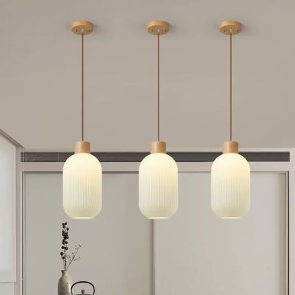 Lustre LED loft moderne avec abat-jour en verre — LZ4X9P2