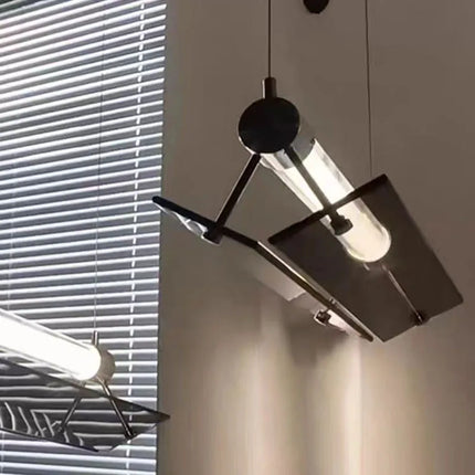 Suspension en verre avec câble métallique réglable — LZ4P9XQ