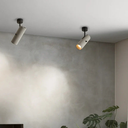 Applique murale rotative en ciment style industriel pour intérieur — LZ4X9T2