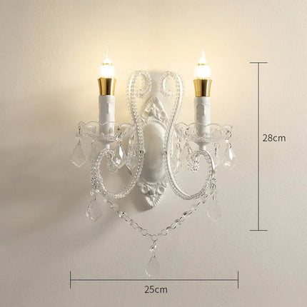 Applique murale moderne en cristal avec éclairage LED élégant — LZ4G7T9