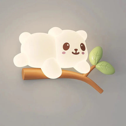 Applique murale lumineuse ours créatif pour chambre d’enfant — LZ4X9JQ