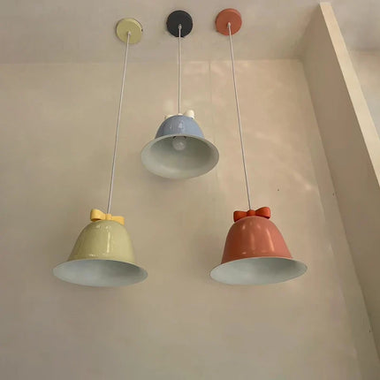 Suspension moderne en forme de cloche avec nœud décoratif — LZ4XJ9