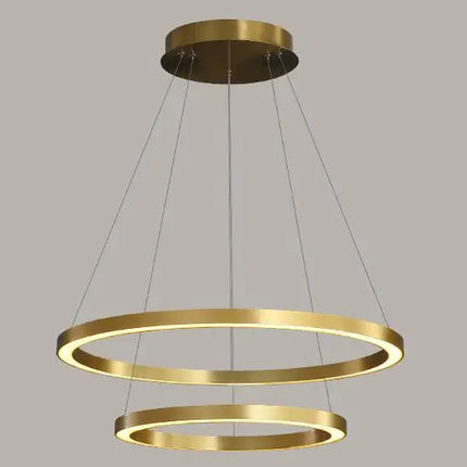 lustre led nordique circulaire pour décoration intérieure luxueuse