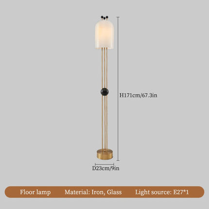 Lustre en verre style wabi sabi pour décoration moderne — LZ4X9Q2