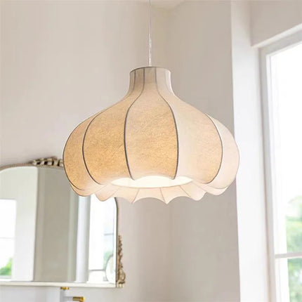 Suspension en soie au design wabi-sabi pour intérieur élégant — LZ4X9M