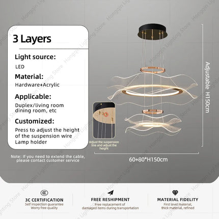 Plafonnier LED au design moderne pour intérieur élégant — LZ4X9P2