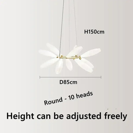 Lustre suspension en verre style nordique pour intérieur — LZ4X9T2