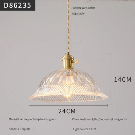 suspension moderne en laiton et verre pour intérieur