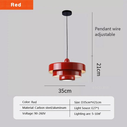 Suspension LED macaron en acier au carbone et aluminium — LZ4P9X