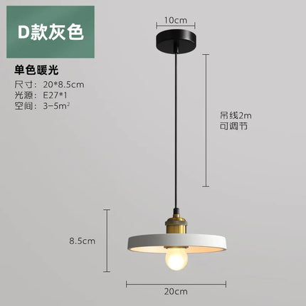 Suspension LED au design industriel contemporain — LZ4X9M